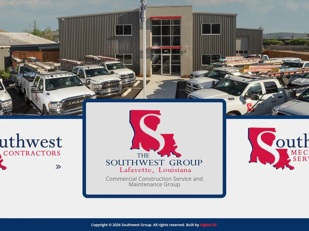 The Southwest Group — Website designed and built by Digital DP