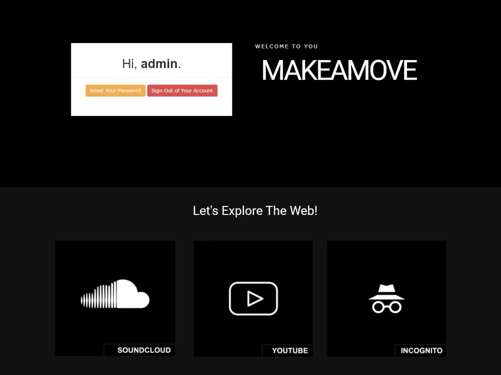 MakeAMove Proxy — Web App designed and built by Digital DP
