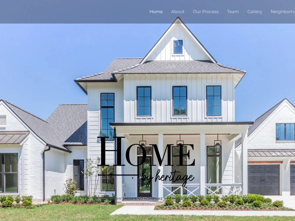 Home by Heritage — Home Builder - Website designed and built by Digital DP